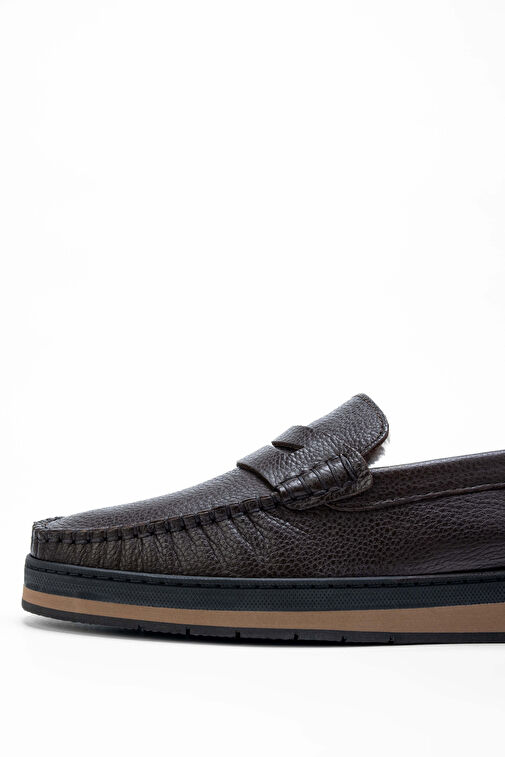 Tamer Tanca Siyah Erkek Deri Loafer 355 14323 ERK AYK SK23/24 - Görsel 4