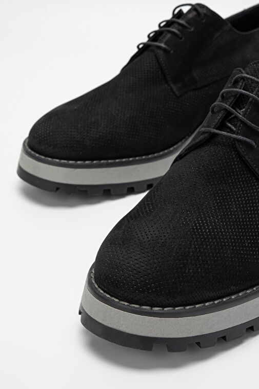 Valmenti Siyah Erkek Nubuk Günlük Ayakkabı 537 3373 ERK AYK SK23/24 - Görsel 4