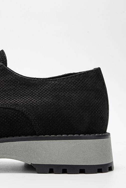 Valmenti Siyah Erkek Nubuk Günlük Ayakkabı 537 3373 ERK AYK SK23/24 - Görsel 6