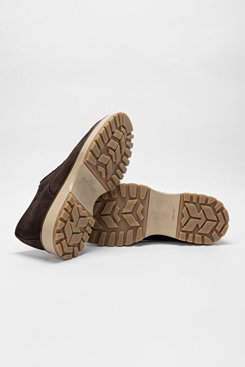 Valmenti Erkek Kahve nbk Hakiki Deri Casual Ayakkabı - Görsel 7