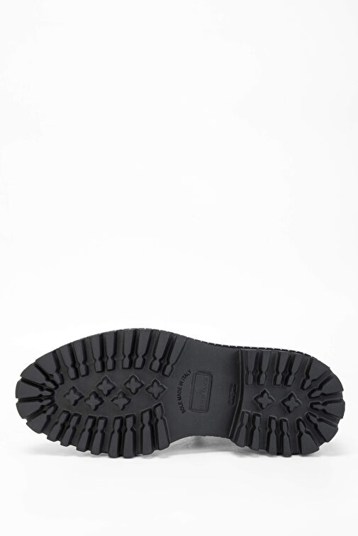 Tamer Tanca Erkek Hakiki Deri Siyah Açma Casual Bot - Görsel 7