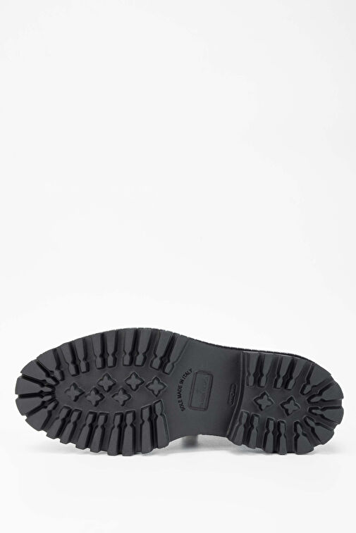 Tamer Tanca Erkek Hakiki Deri Siyah Casual Bot - Görsel 6