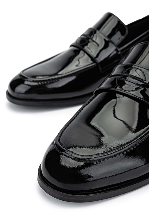 Tamer Tanca Siyah Erkek Rugan Loafer 537 3229 ERK AYK SK23/24 - Görsel 5