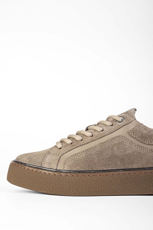 Tamer Tanca Kadın Hakiki Deri Vizon Sneakers & Spor Ayakkabı - Görsel 4