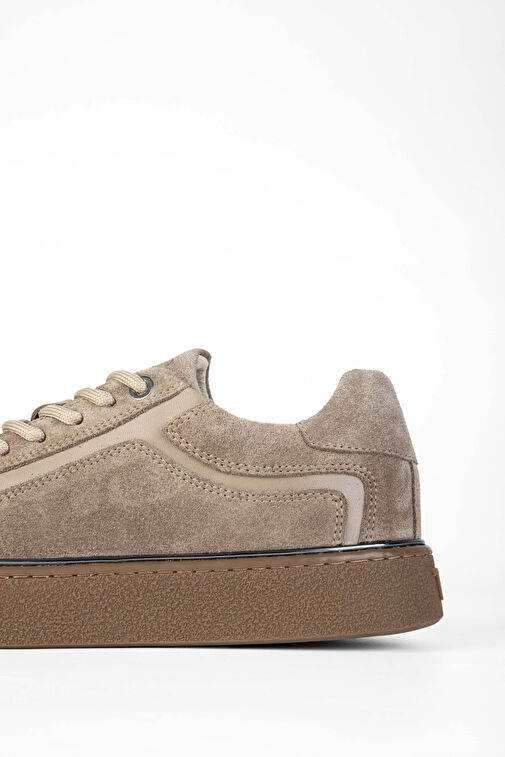 Tamer Tanca Kadın Hakiki Deri Vizon Sneakers & Spor Ayakkabı - Görsel 5