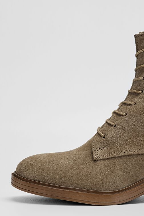 Valmenti Regulus Kadın Yeşil Süet Hakiki Deri Casual Bot - Görsel 4