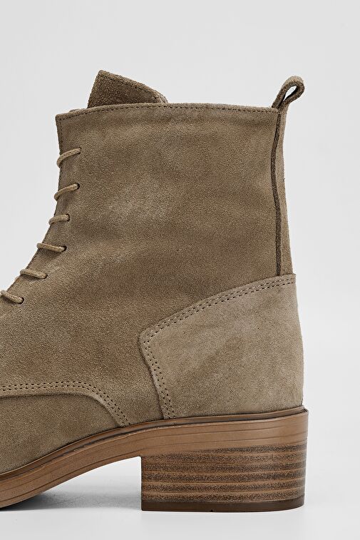 Valmenti Regulus Kadın Yeşil Süet Hakiki Deri Casual Bot - Görsel 5