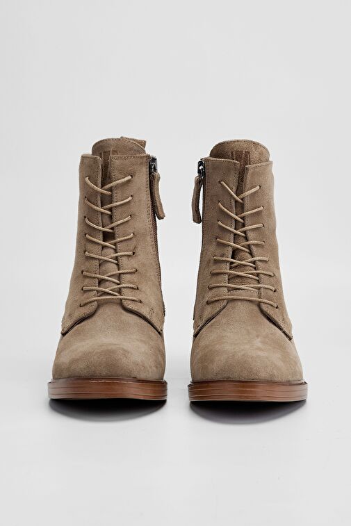 Valmenti Regulus Kadın Yeşil Süet Hakiki Deri Casual Bot - Görsel 6