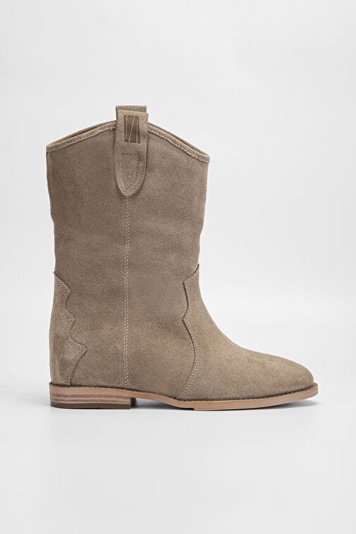 Valmenti Draco Kadın Yeşil Süet Hakiki Deri Casual Bot - Görsel 2