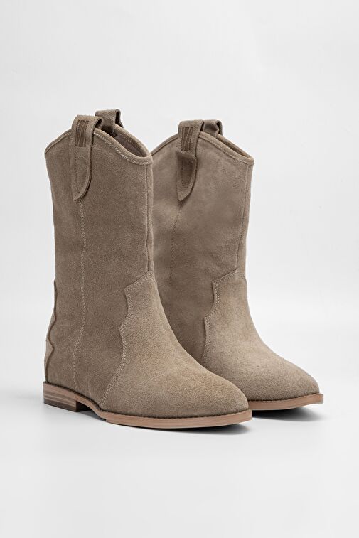 Valmenti Draco Kadın Yeşil Süet Hakiki Deri Casual Bot - Görsel 3