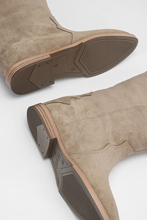 Valmenti Draco Kadın Yeşil Süet Hakiki Deri Casual Bot - Görsel 5