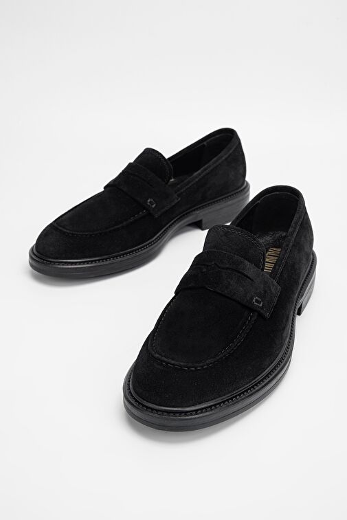 Valmenti Lacivert Erkek Süet Loafer 325 13153-128 ERK AYK SK23/24 - Görsel 5