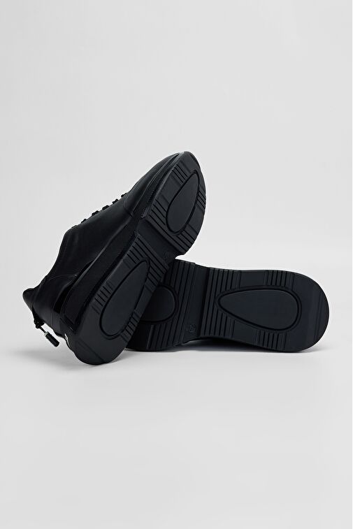 Valmenti Achernar Kadın Siyah Hakiki Deri Sneakers & Spor Ayakkabı - Görsel 6