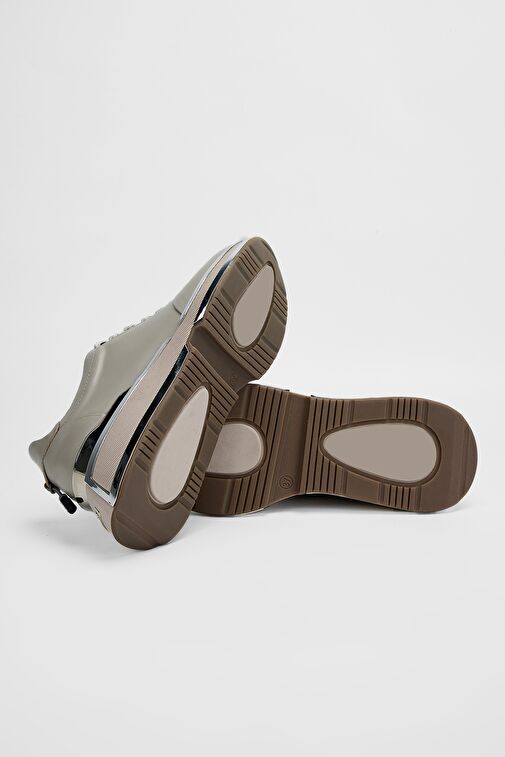 Valmenti Beyaz Kadın Deri Sneaker 1011 6371 BN AYK SK23/24 - Görsel 6