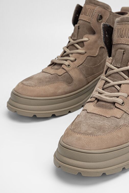 Valmenti Erkek Vizon Nubuk Hakiki Deri Casual Bot - Görsel 4