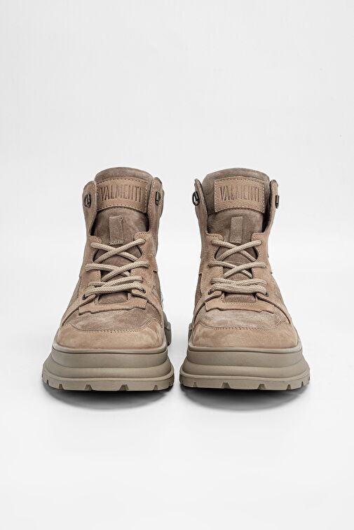 Valmenti Erkek Vizon Nubuk Hakiki Deri Casual Bot - Görsel 5