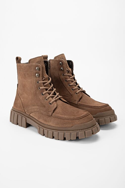 Valmenti Zenith Erkek Tarçın Süet Hakiki Deri Casual Bot - Görsel 3