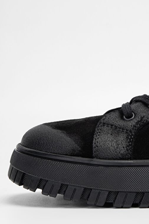 Valmenti Erkek Siyah grft Hakiki Deri Casual Bot - Görsel 5