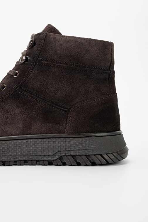 Valmenti Erkek Kahve grft Hakiki Deri Casual Bot - Görsel 6