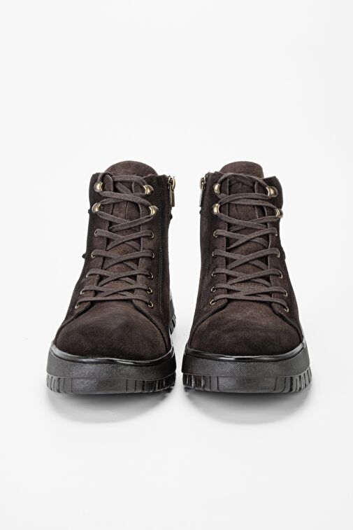 Valmenti Erkek Kahve grft Hakiki Deri Casual Bot - Görsel 8