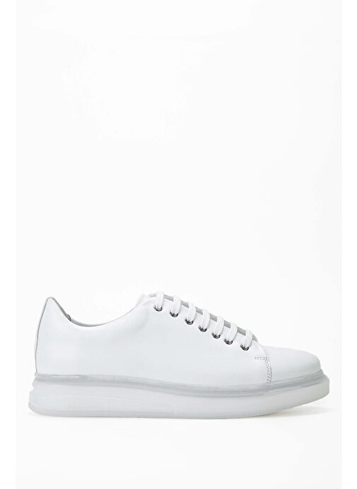 Tamer Tanca Erkek Hakiki Deri Beyaz Sneakers & Spor Ayakkabı - Görsel 2