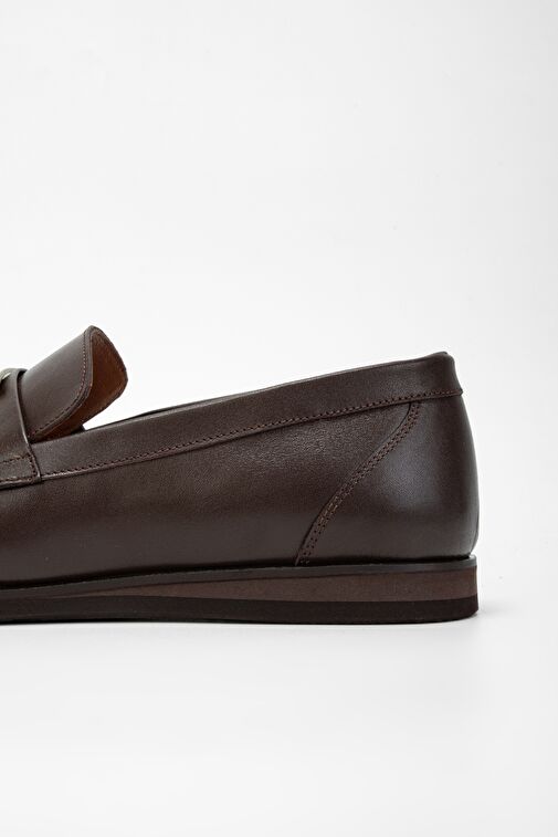 Valmenti Erkek Kahverengi Hakiki Deri Casual Ayakkabı - Görsel 6