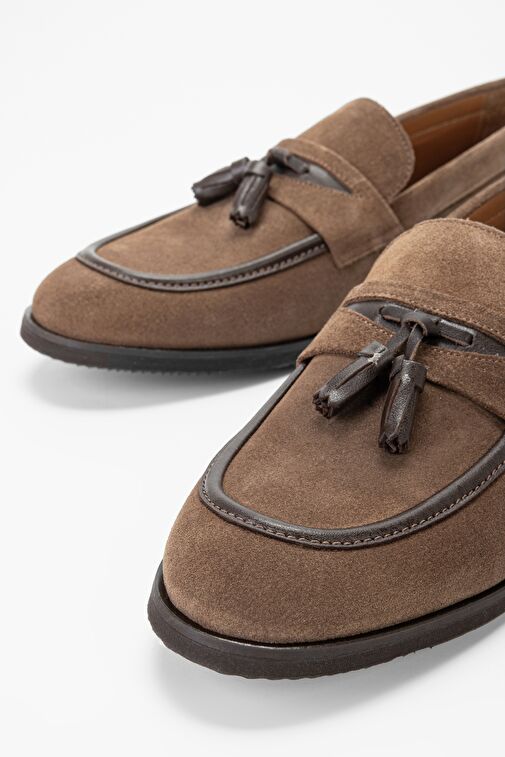 Valmenti Erkek Tarçın Süet Hakiki Deri Casual Ayakkabı - Görsel 4