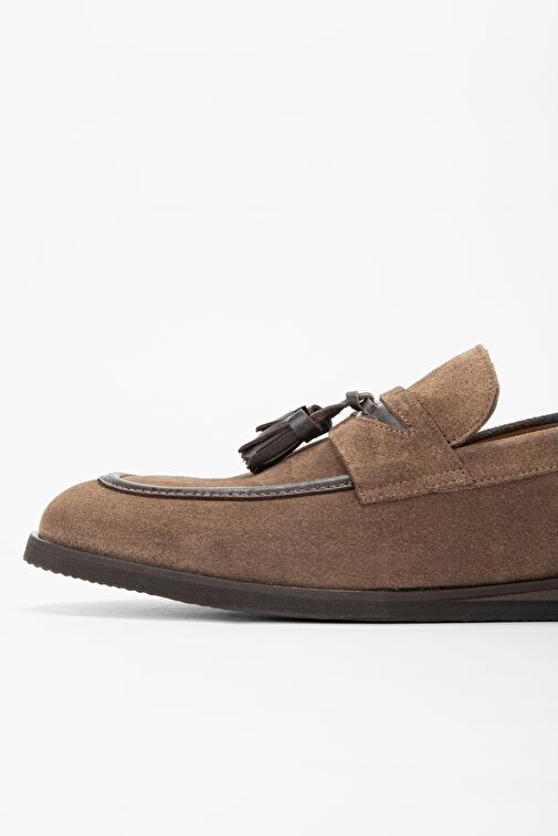 Valmenti Erkek Tarçın Süet Hakiki Deri Casual Ayakkabı - Görsel 5