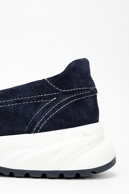 Valmenti Lacivert Erkek Süet Loafer 383 5781 ERK AYK SK23/24 - Görsel 6