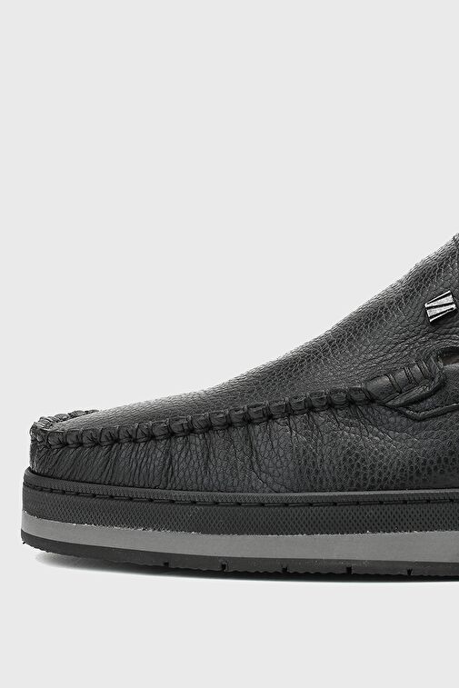 Valmenti Siyah Erkek Nubuk Loafer 355 14320-VAL ERK AYK SK23/24 - Görsel 6