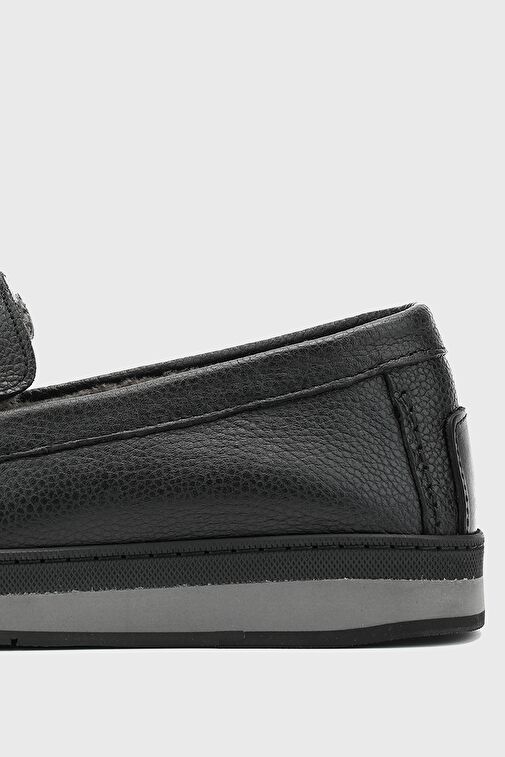 Valmenti Siyah Erkek Nubuk Loafer 355 14320-VAL ERK AYK SK23/24 - Görsel 7