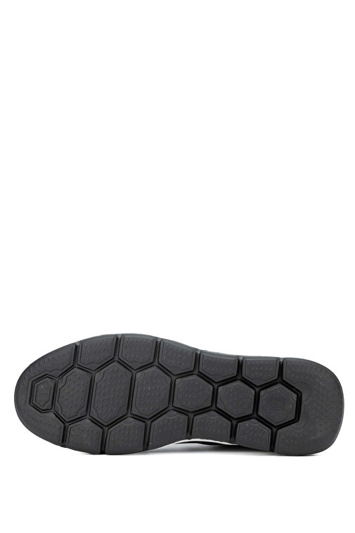 Tamer Tanca Erkek Hakiki Deri Siyah Deri Casual Ayakkabı - Görsel 4