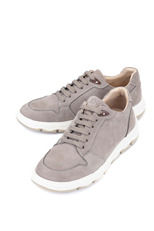 Tamer Tanca Erkek Hakiki Deri Vizon Nubuk Casual Ayakkabı - Görsel 5