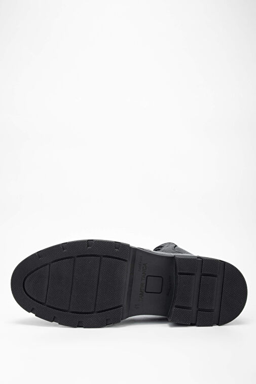 Tamer Tanca Erkek Hakiki Deri Siyah POSTAL Bot - Görsel 8