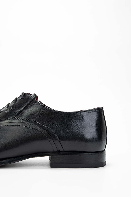 Tamer Tanca Erkek Hakiki Deri Siyah Klasik Ayakkabı - Görsel 5