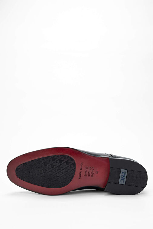 Tamer Tanca Erkek Hakiki Deri Siyah Klasik Ayakkabı - Görsel 9