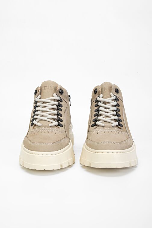 Valmenti Alanzo Erkek Bej Nubuk Hakiki Deri Casual Bot - Görsel 7