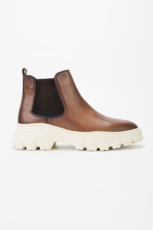 Valmenti Aegis Erkek Ceviz Hakiki Deri Casual Bot - Görsel 2