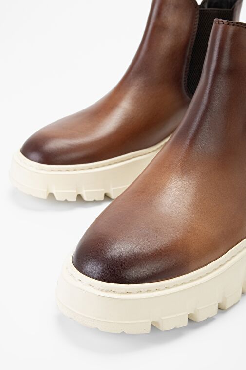 Valmenti Aegis Erkek Ceviz Hakiki Deri Casual Bot - Görsel 4