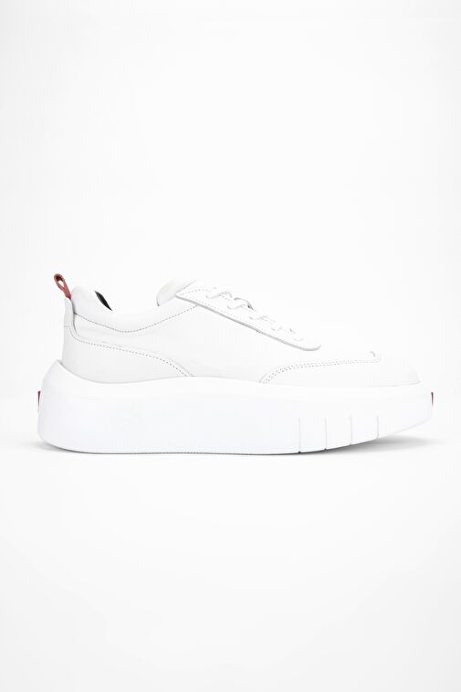 Valmenti Carla Erkek Beyaz Hakiki Deri Sneakers & Spor Ayakkabı - Görsel 2