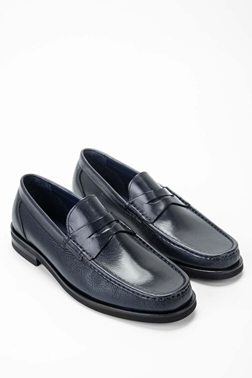 Tamer Tanca Siyah Erkek Deri Loafer 1008 01987 ERK AYK SK23/24 - Görsel 4