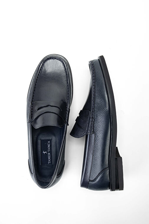 Tamer Tanca Siyah Erkek Deri Loafer 1008 01987 ERK AYK SK23/24 - Görsel 10