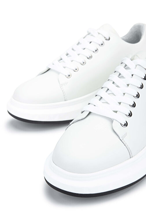 Tamer Tanca Lacivert Erkek Deri Sneaker 381 19669 ERK AYK Y24 - Görsel 4