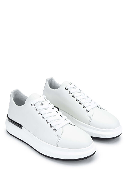 Tamer Tanca Lacivert Erkek Deri Sneaker 381 19669 ERK AYK Y24 - Görsel 3