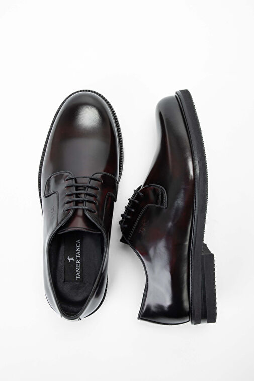 Tamer Tanca Siyah Erkek Deri Klasik Ayakkabı 285 3766 ERK AYK SK23/24 - Görsel 7