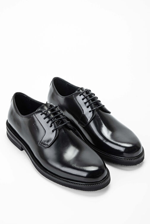 Tamer Tanca Erkek Hakiki Deri Siyah Açma Klasik Ayakkabı - Görsel 3