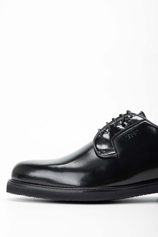 Tamer Tanca Erkek Hakiki Deri Siyah Açma Klasik Ayakkabı - Görsel 4