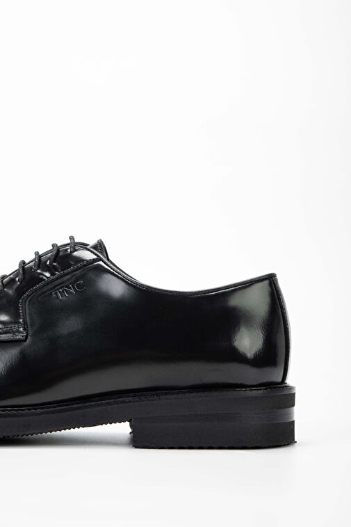 Tamer Tanca Erkek Hakiki Deri Siyah Açma Klasik Ayakkabı - Görsel 5