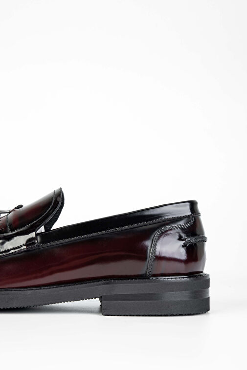 Tamer Tanca Bordo Erkek Deri Loafer 285 3752 ERK AYK SK23/24 - Görsel 3