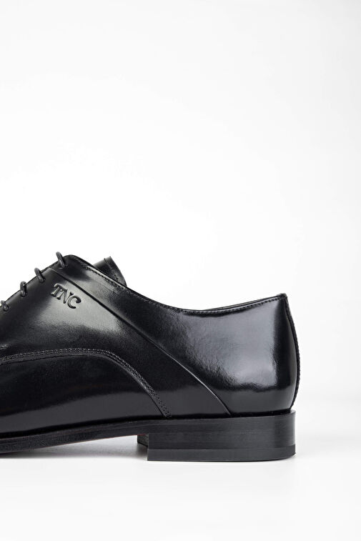 Tamer Tanca Erkek Hakiki Deri Siyah Deri Klasik Ayakkabı - Görsel 5